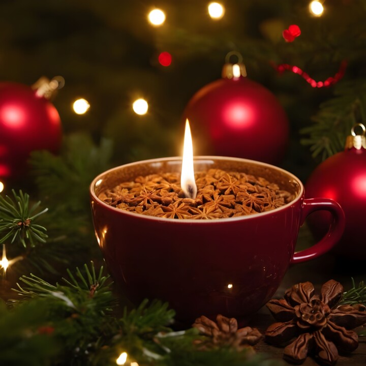 数字艺术 标题为“Weihnachtliche Duft…” 由Daniel Bauer, 原创艺术品, AI生成的图像