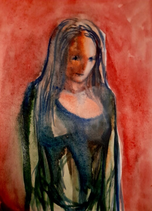 absolution 绘画, 11.7x8.3 in
