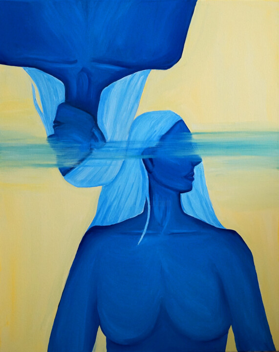 Strangers 绘画, 39.4x31.5 in
