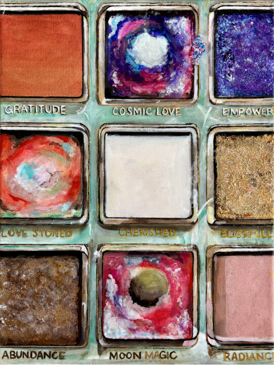 The Palette 绘画, 16x12 in