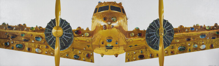 Tuning 绘画, 47.2x157.5 in