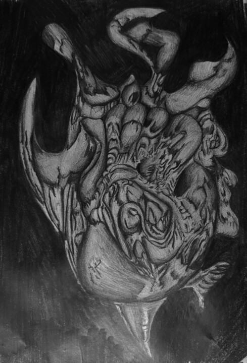 绘画,  11.4x8.3 in 