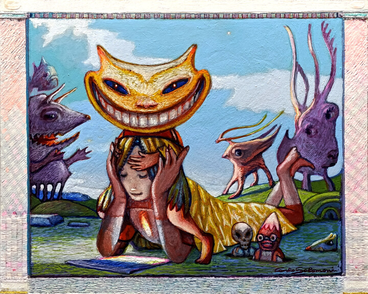 SMILING FAIRYTALES 绘画, 11x13.8 in
