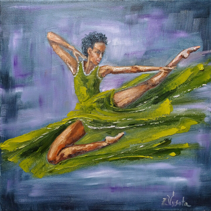 Ballet Sensations. 绘画, 11.8x11.8 in