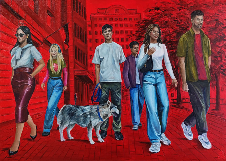 Adaptation 绘画, 19.7x27.6 in