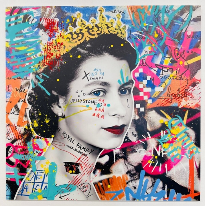 Long may she reign 绘画, 30x30 in