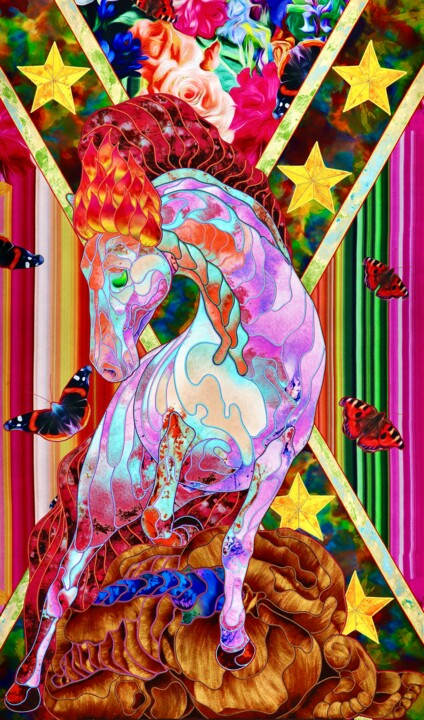 LIVES MATTER 纺织艺术, 57.5x34 in