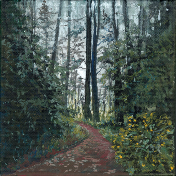 in the forest Tablo, 7,9x7,9 in
