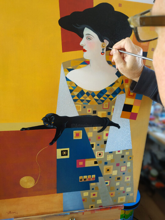 Steps of the making of the work