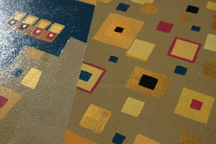 Artwork's surface or texture