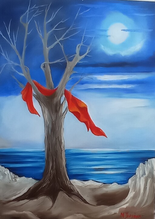 The farewell Pittura, 27,6x19,7 in