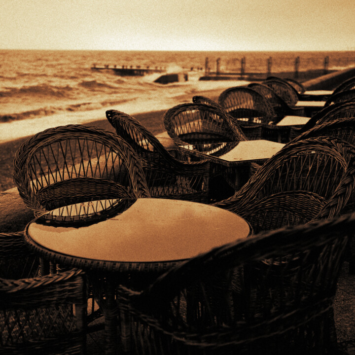 Photography titled "Empty tables and ch…" by Andriy Solovyov, Original Artwork, Digital Photography