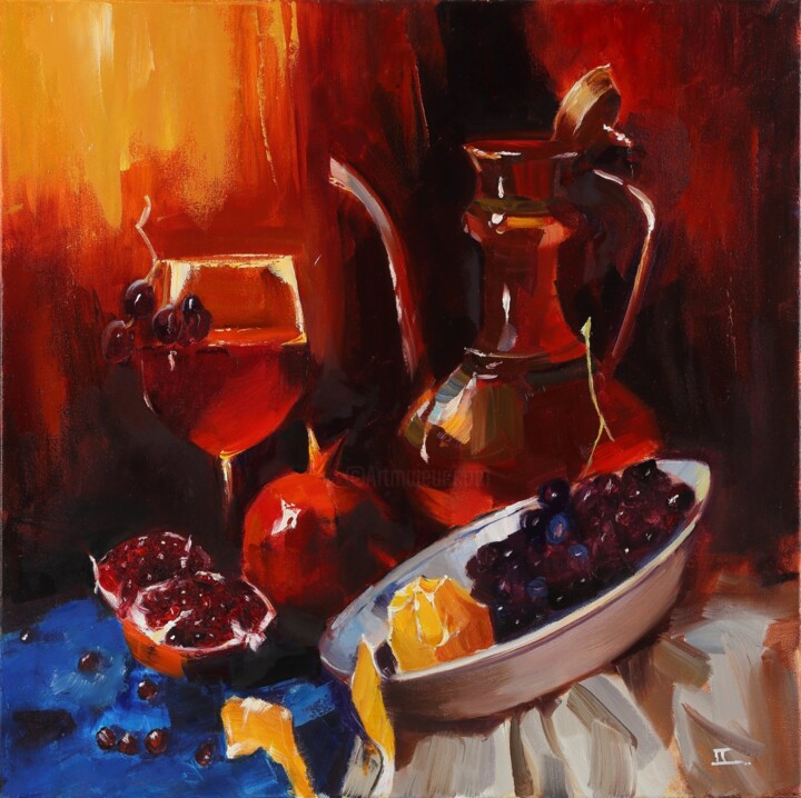 绘画,  27.6x27.6 in 