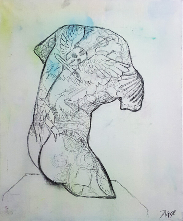 La Caresse de l’Oubli 绘画, 24x19.7 in