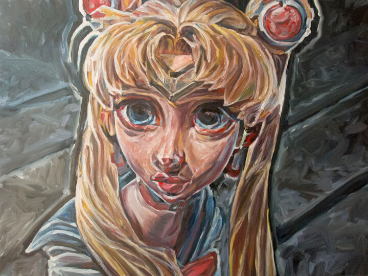 Sailor Moon - copycat Pittura, 38,2x51,2 in