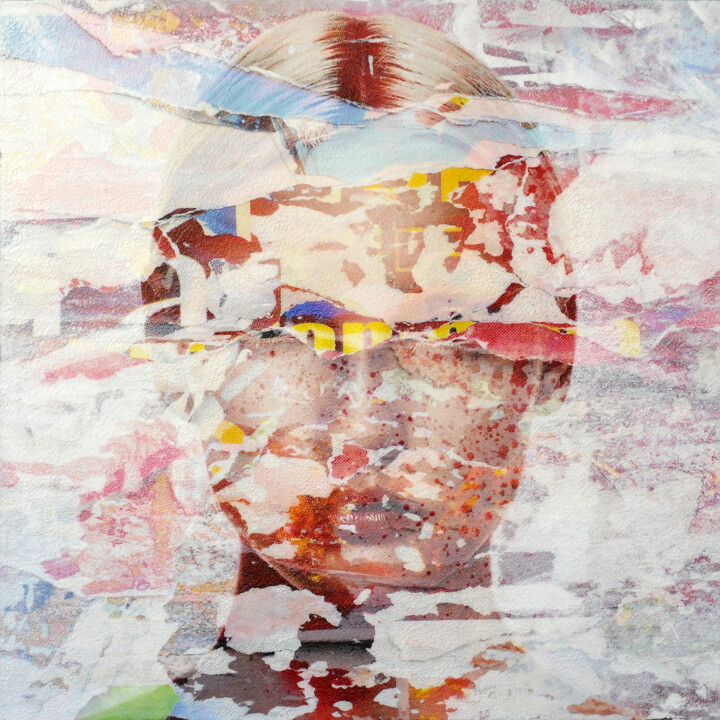 Matrix Schilderij, 47,2x47,2 in