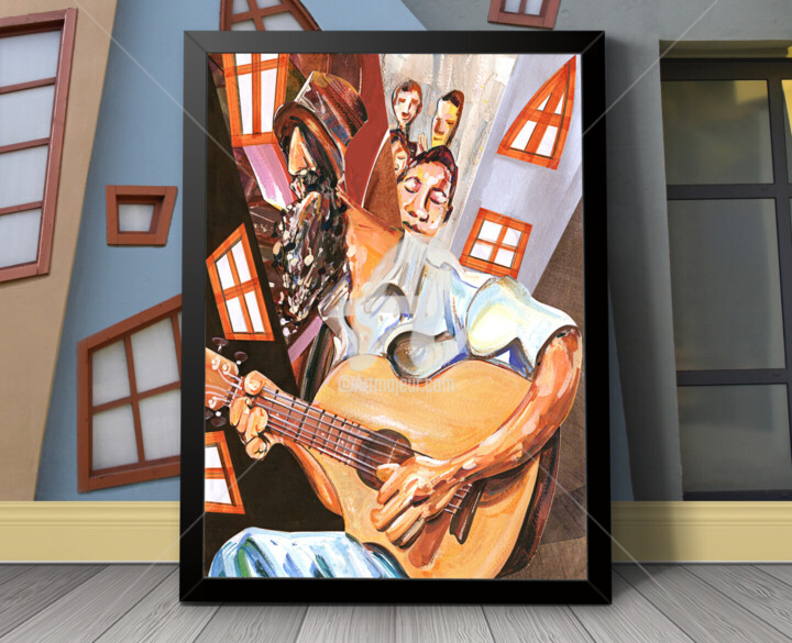 Work presented framed