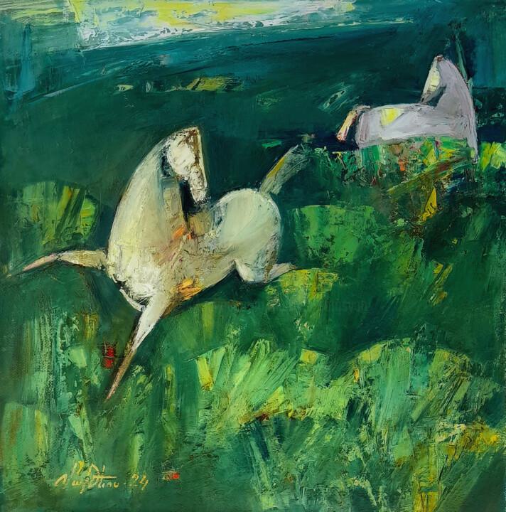 Untamed Freedom 绘画, 13.8x13.8 in