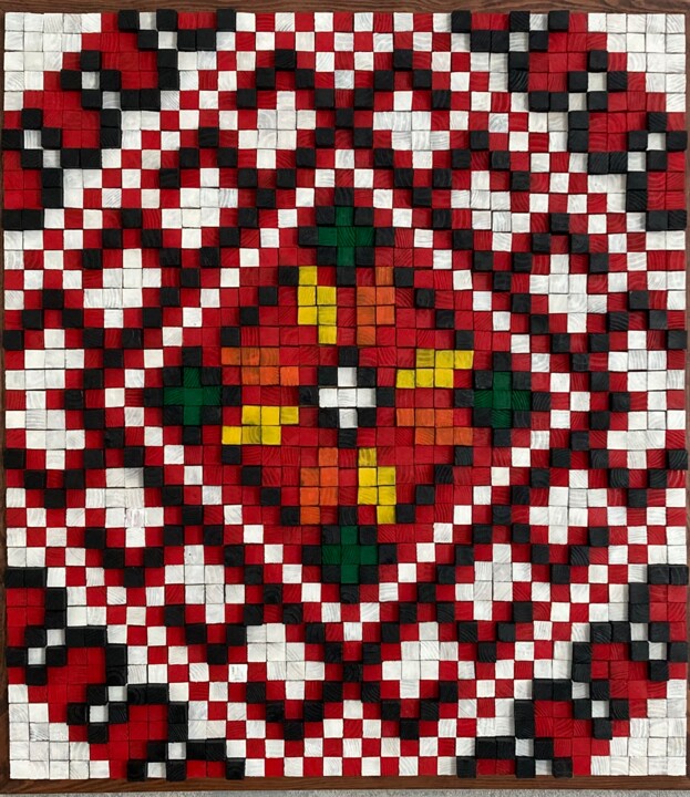 雕塑,  32.3x28.7 in 
