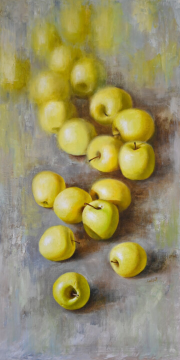 Apples 绘画, 31.5x15.8 in