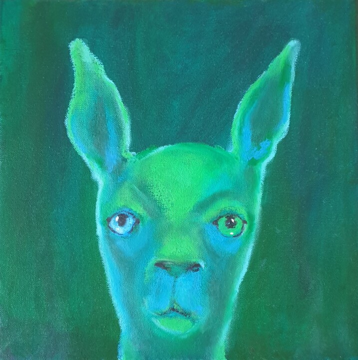 Qu'est ce que tu regardes ? Pittura, 11,8x11,8 in