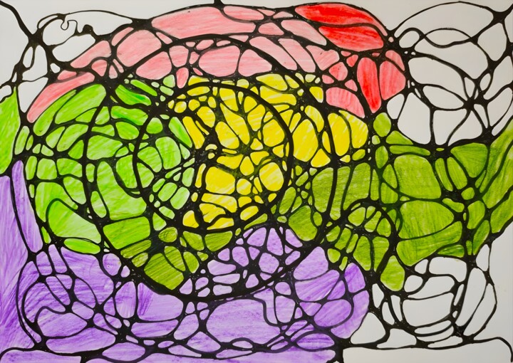 Neuro Composition. Gratitude - Print 数字艺术, 15.8x23.6 in