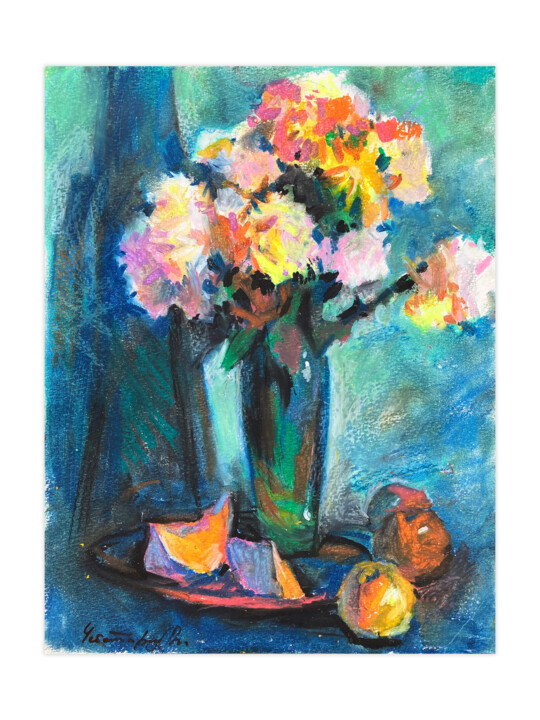 Autumn still life 绘画, 16.1x12.6 in