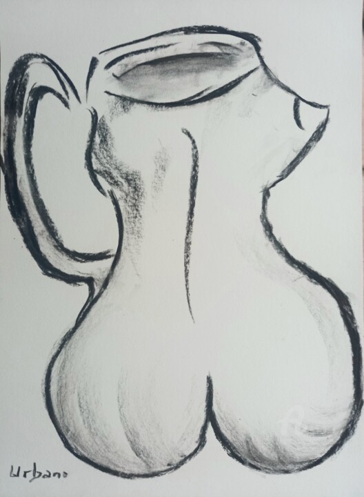 Chope à Bière 图画, 16.1x11.8 in