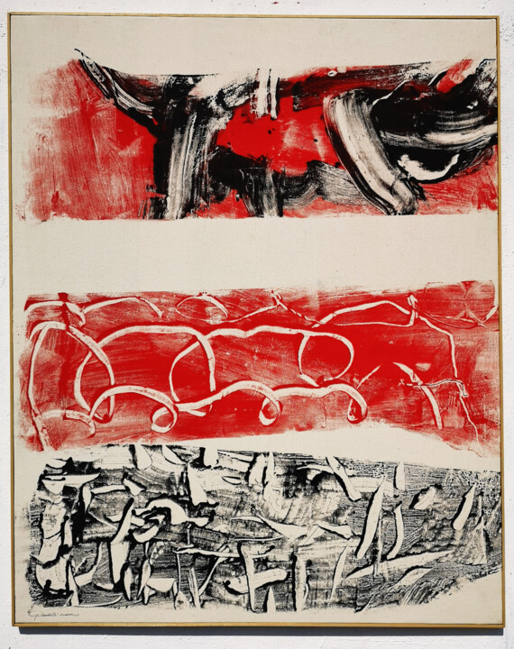 Painting titled "Untitled 85" by Massimo Quadrelli, Original Artwork, Acrylic Mounted on Wood Stretcher frame