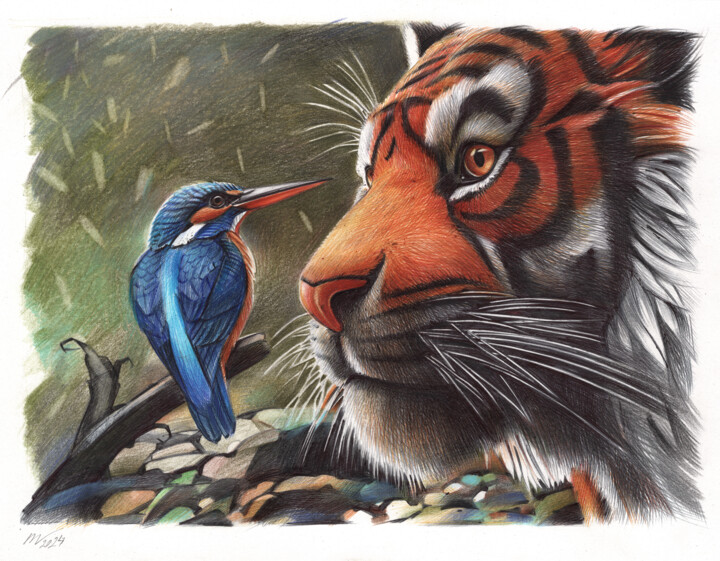 Courage and Strength 图画, 9.1x11.8 in