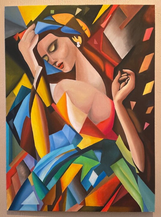 Inconsolabile 绘画, 35.4x25.6 in