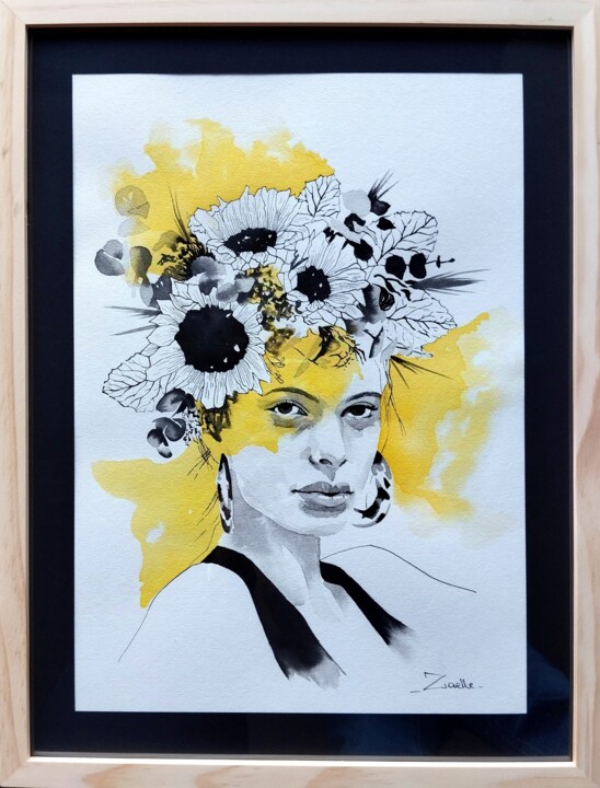 Tournesols variante 图画, 14.2x10.2 in