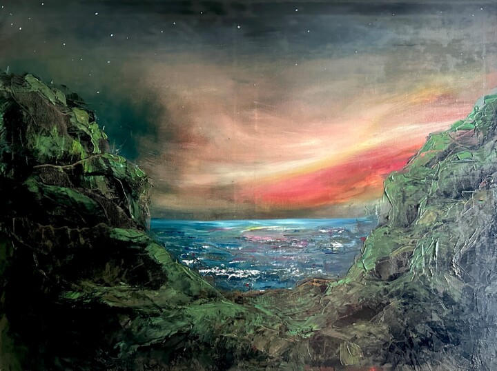Dramatic sky Pittura, 23,6x31,5 in