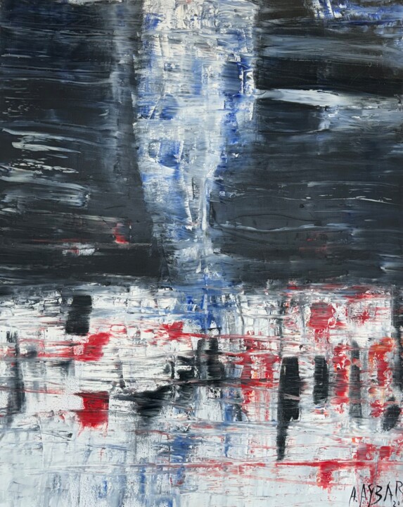 La descente 绘画, 31.5x39.4 in