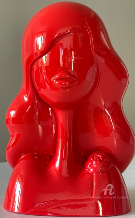Lilou rouge Scultura, 9,8x6,3 in