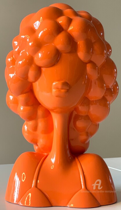 Clémentine orange 雕塑, 10.6x6.3 in