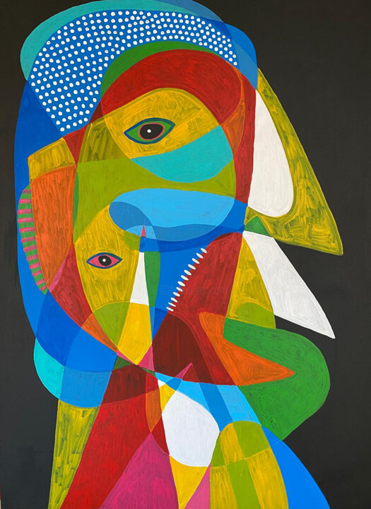 Personaje 绘画, 59.1x39.4 in