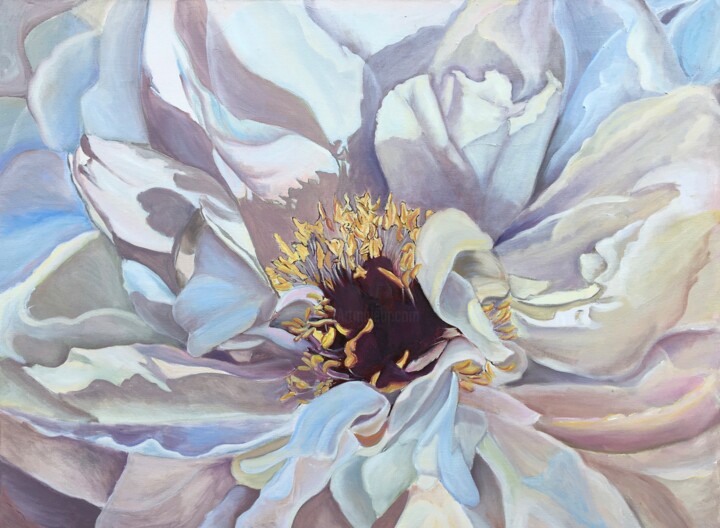 Figurative peony 绘画, 23.6x31.5 in
