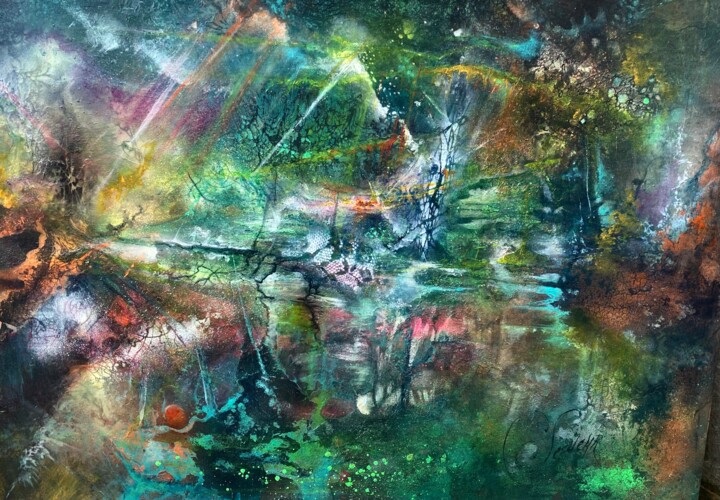Voyage 绘画, 30.7x39.4 in