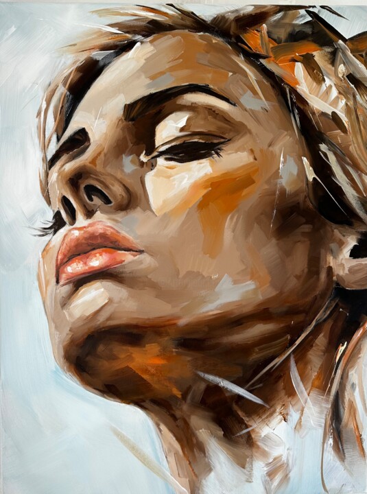 Portrait 2406’ 绘画, 31.5x23.6 in