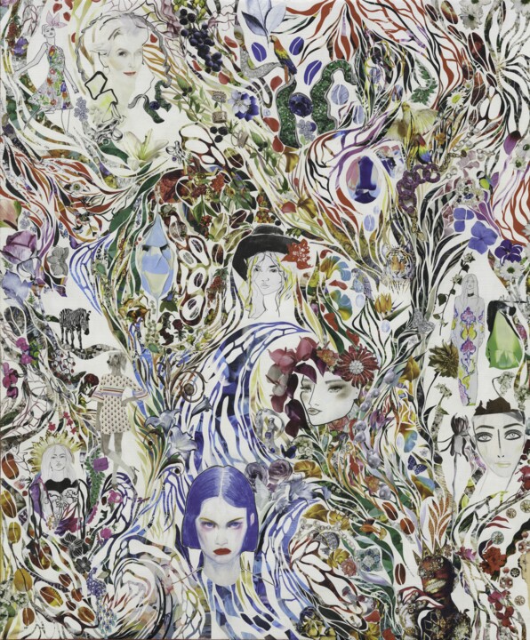 Summer On My Mind 拼贴, 47.2x39.4 in