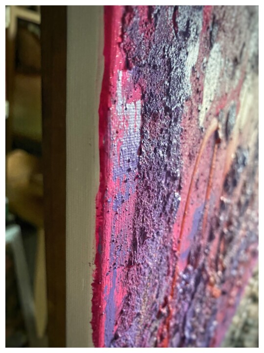 Artwork's surface or texture