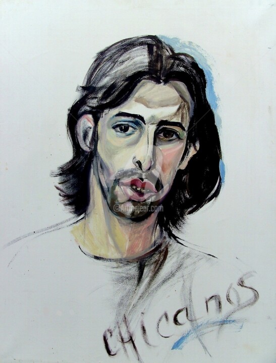 Portrait eines arabischen Mannes 绘画, 45.7x31.5 in