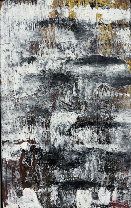 Schilderij getiteld "Cabernet Sauvignon" door John Long, Origineel Kunstwerk, Acryl Gemonteerd op Andere stijve panelen