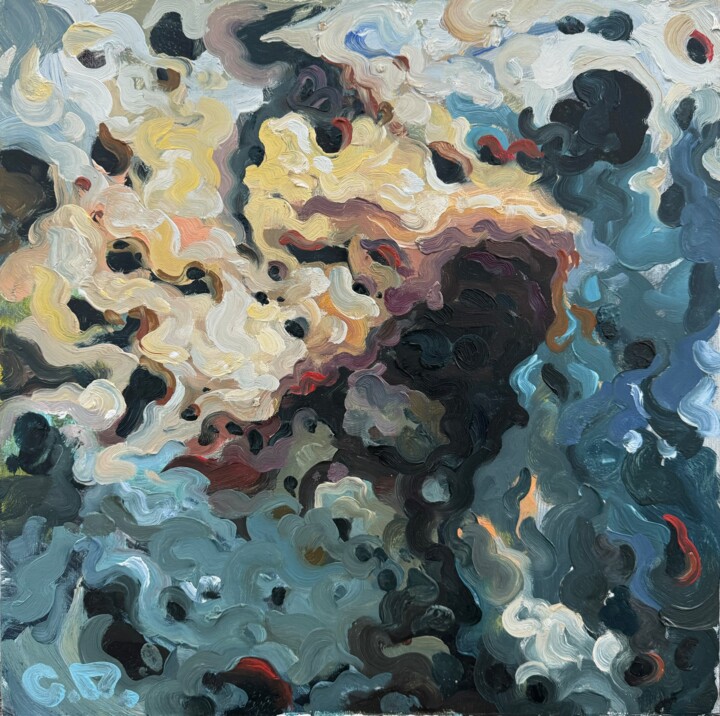 Schilderij,  15,8x15,8 in 