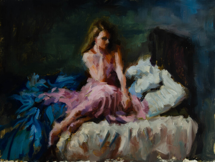 Pastel Reverie 绘画, 11.8x15.8 in