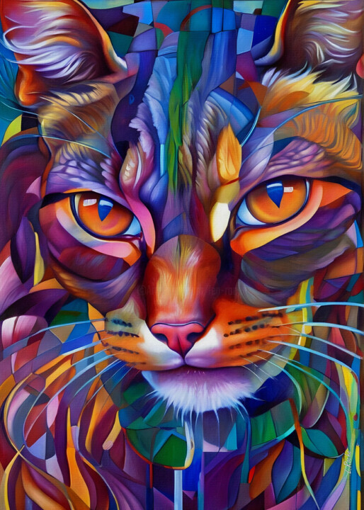 Zafiro 24 Painting, 27.6x19.7 in