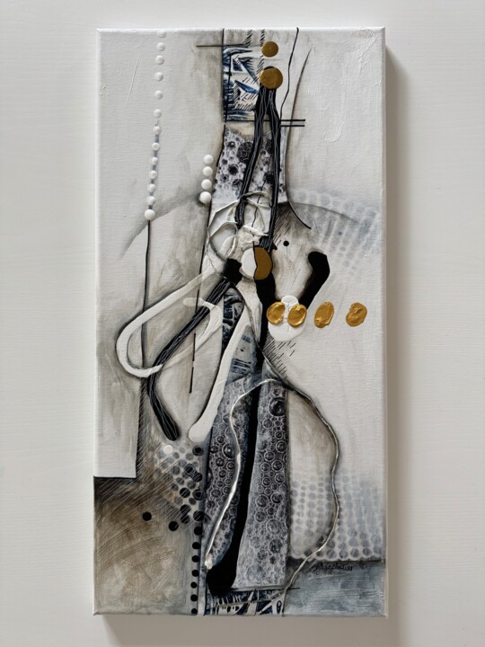 Peinture intitulée "ASCENSION" par Sylvie Cloutier, Œuvre d'art originale, Acrylique Monté sur Châssis en bois