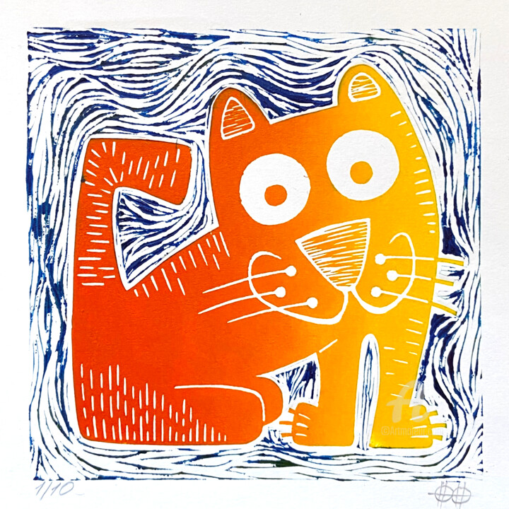 印花与版画,  7.9x7.9 in 