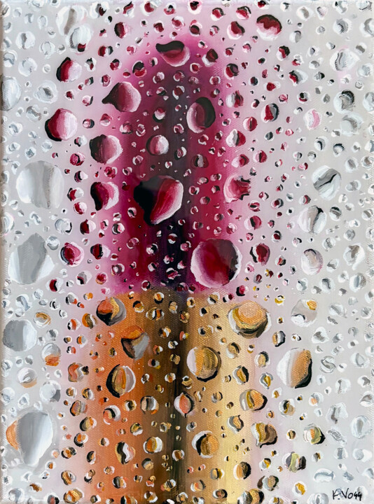 Kisses In The Rain Картина, 12x9 in